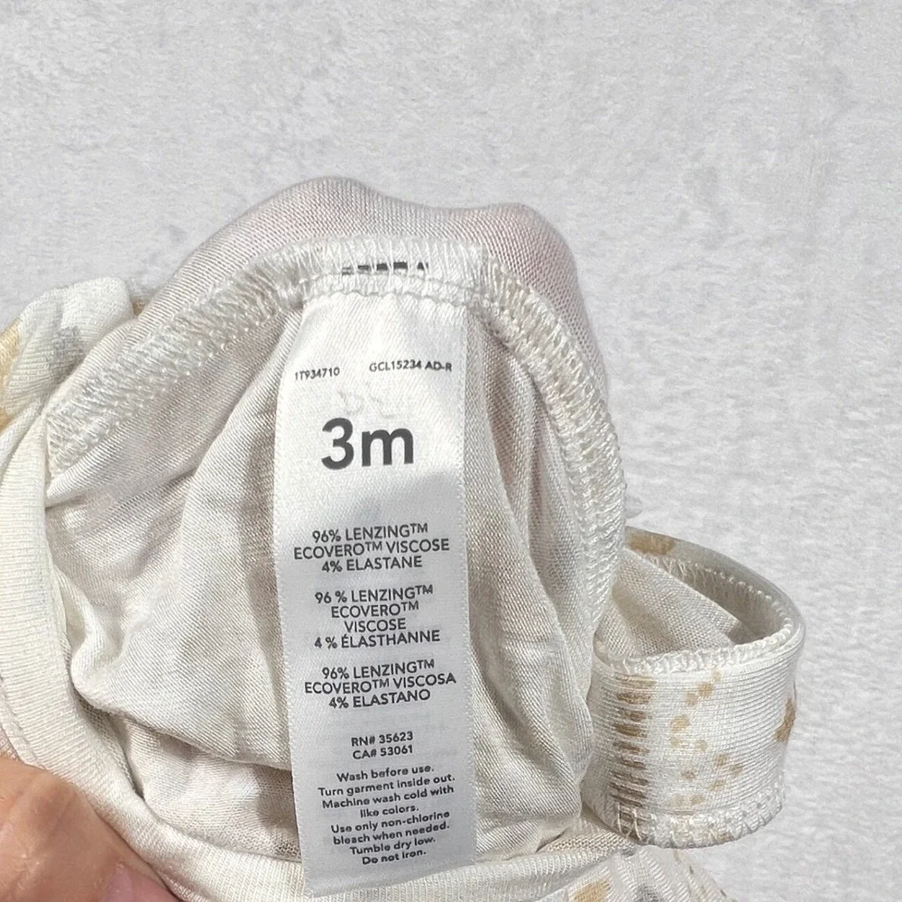 Carters Just One You Baby 3M Fair Isle Snowflake Footed Sleeper 2-Way Zip NEW